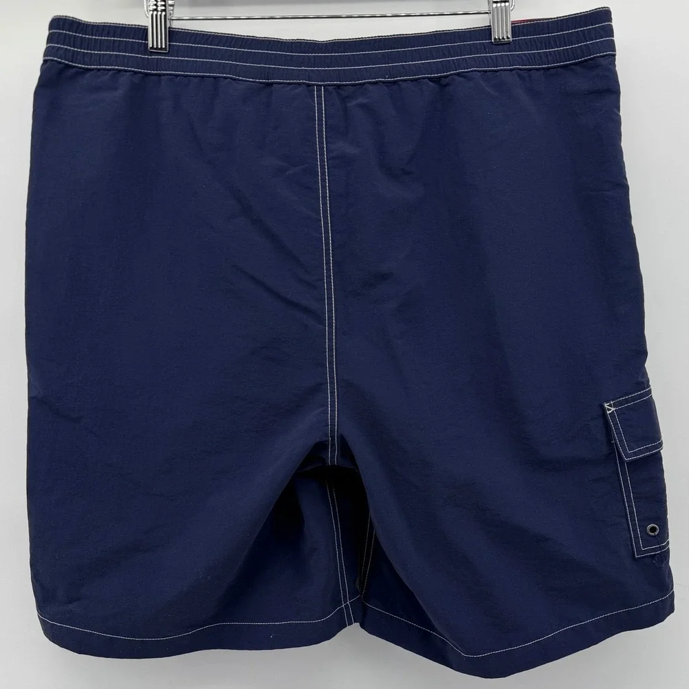 Polo Ralph Lauren Swim Trunks Mens XL Navy Blue‎ Cargo Board Shorts Pony Logo